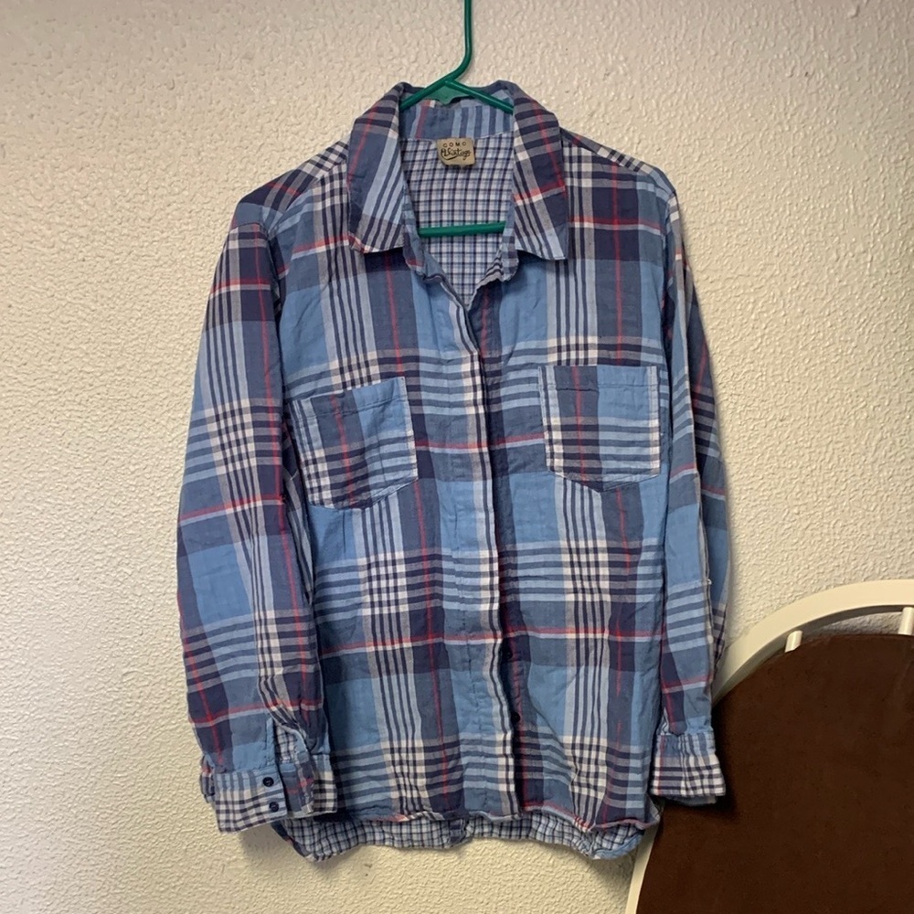 Como Vintage button shirt long sleeve XL